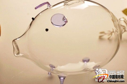 玻璃小豬存錢罐