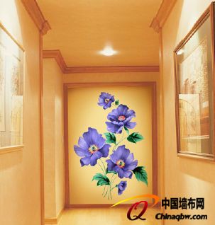 明艷墻紙 讓居室充滿春意